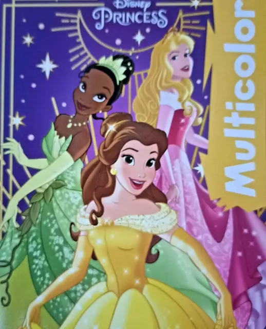 Disney Malbuch PRINCESS  Multicolor DIN A4 Ausmalheft Malen für  Kinder Malspaß