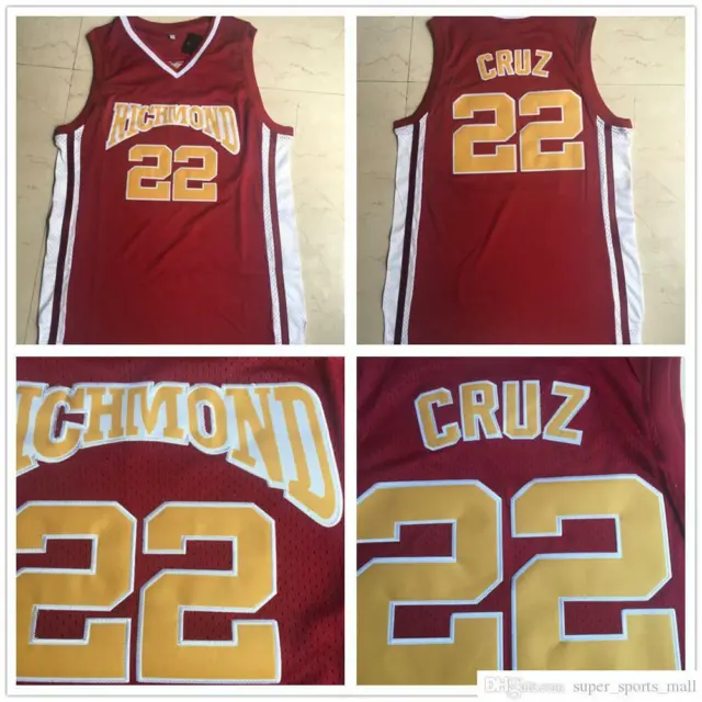 Mens Timo Cruz 22 Richmond High Coach Carter Movie Basketball Jerseys Stitched