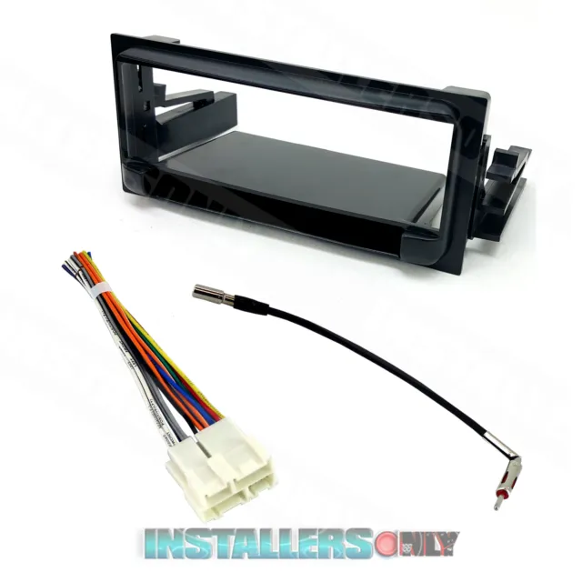 Aftermarket Chevrolet Single-Din Radio Install Dash Kit w/Wires Car Stereo Mount