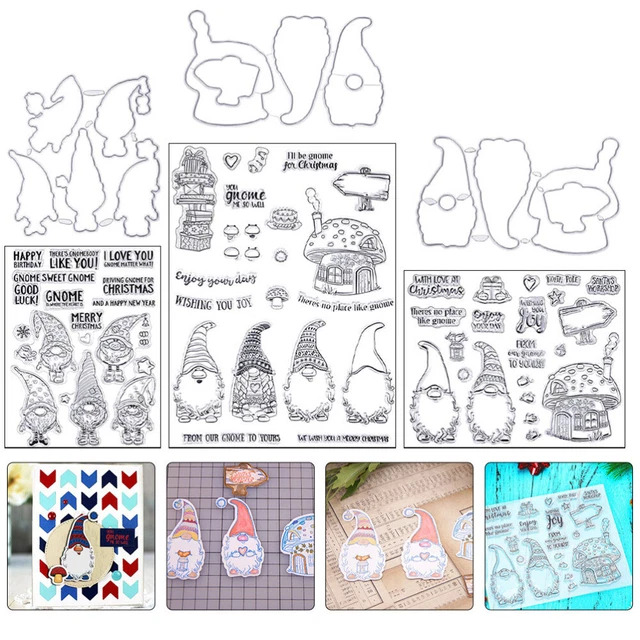 6 Pcs Weihnachtsstempel Kieselgel Tagebuch Schreiben Dekorativer Gummistempel