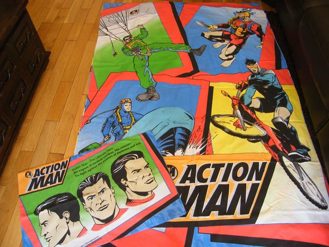 Duvet cover + pillow case, HERCULE vintage