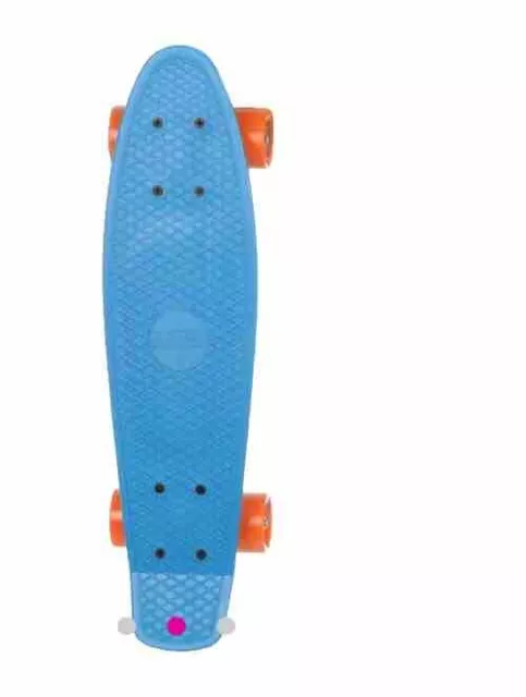 No Fear Cruiser Skateboard 22.5inch Blue/Orange.