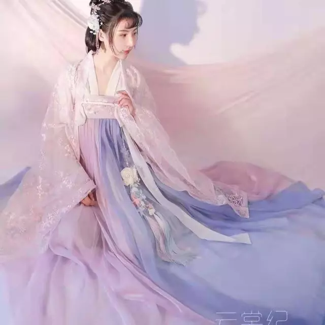 3Pcs Fairy Hanfu Dress Chinese Ancient Costume Chest Skirt or Waist Skirt