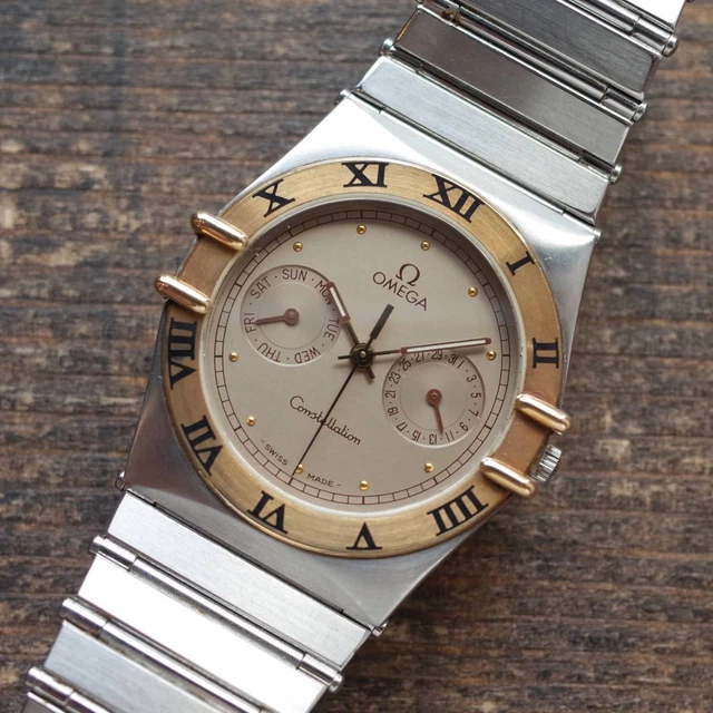 Quarzo Orologio da Tasca Uomo Oro Acciaio Inox 14 IN Catena Batt