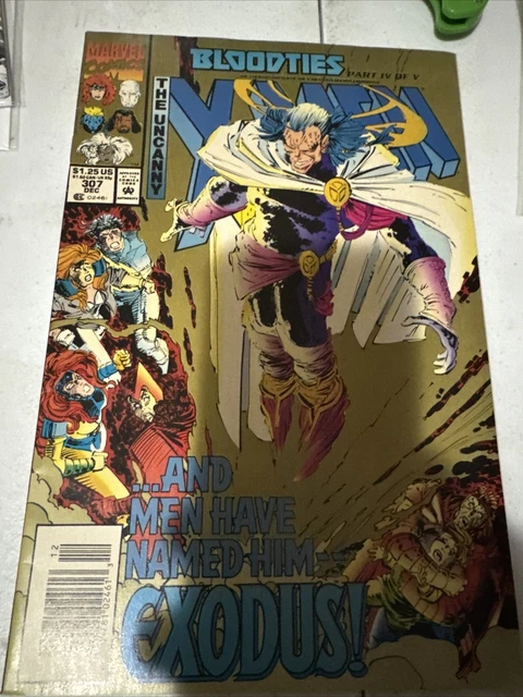 Uncanny X-Men (Vol 1-1963) 307 (Pressman Gold Variant)  VERY RARE