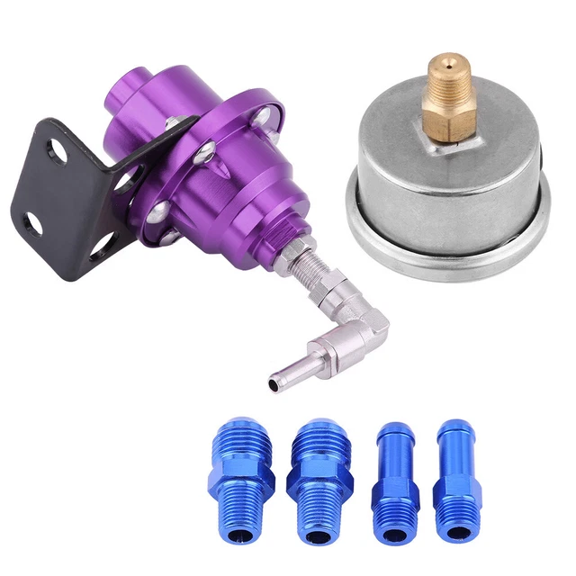 Bellissimo nuovo alluminio nuovo nuovo olio regolatore pressione carburante regolabile 160psi 1: 1