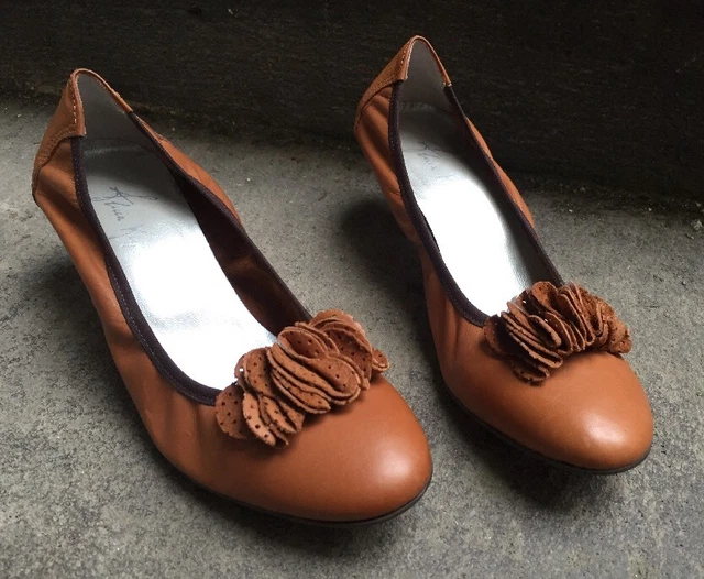Ballerines Scholl En Cuir Noir Doublées Cuir - Taille 37 EU (4 UK) - Neuf Jamais Portées
