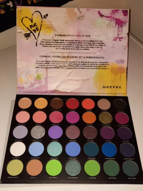 Disney Mickey & Friends 'Truth Be Bold' 35 Color MORPHE Eyeshadow Collector's...