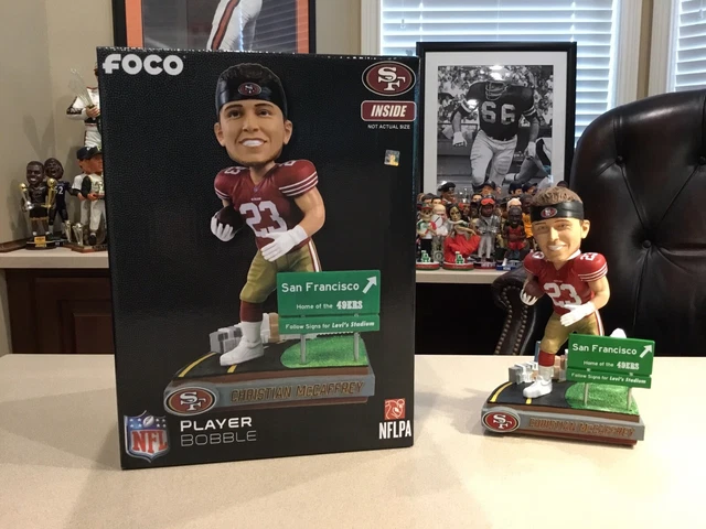 Christian McCaffrey San Francisco 49ers Next Stop Bobblehead