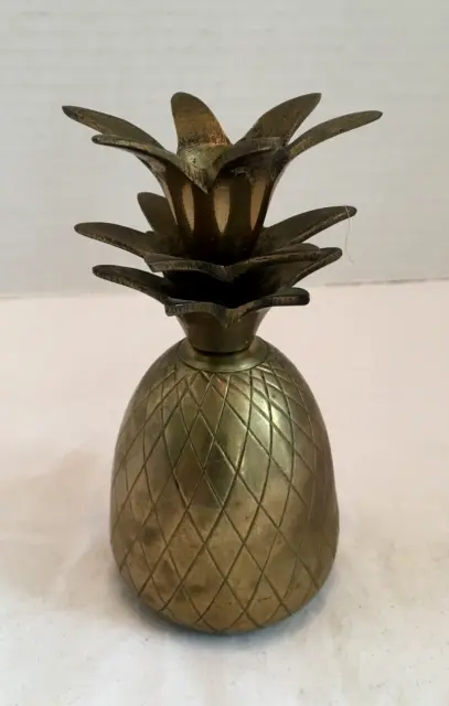 Solid Brass 4 1/4" Pineapple Made In India
