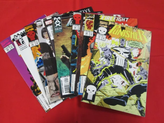Backstock Blow Out - Punisher Lot Of 10 All Different Comics