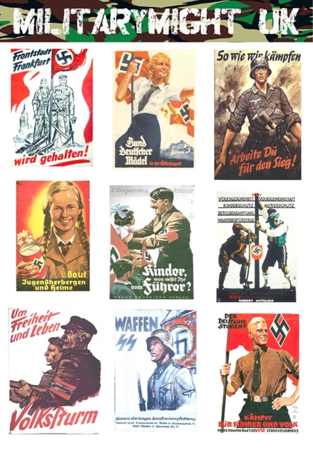1 /6 Scale 12" Figure Ww2 Posters German Diorama Modelling Dragon Did £ ...