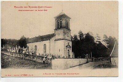 ROUGES EAUX - Vosges - CPA 88 - l'église du village - vallée des Rouges-Eaux