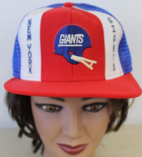 New York Giants NFL Football VTG Baseball Trucker Mesh Cap Hat Snapback