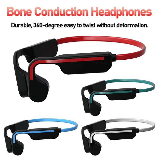 Bone Conduction Headset Bluetooth 5.3 Wireless Outdoor Sport Open Ear Headphones