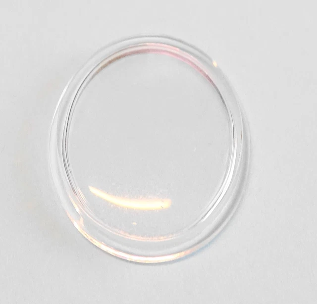 verre plexi neuf montre 177 / 138 oval - H3-15