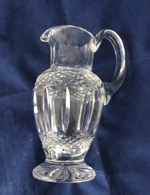 Antique ABP 7" Crystal Juice Pitcher  American Brilliant Period Heavy Cut Glass