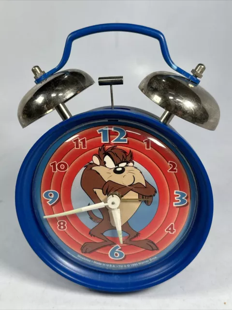 Vintage 1995 Westclox | Looney Tunes Taz Tasmanian Devil | Analog Alarm Clock