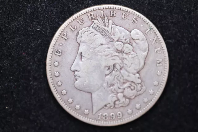 1899-O Morgan Silver Dollar., Circulated Coin. Large Affordable Dollar  #02102