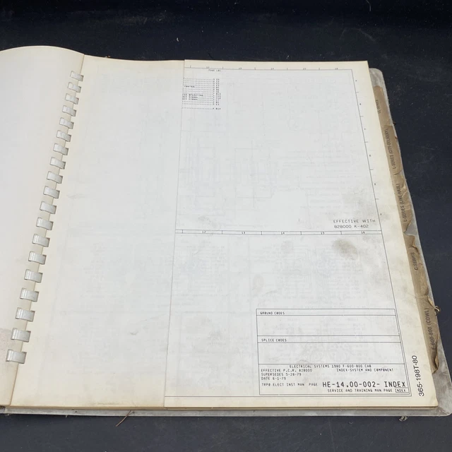 1980 FORD F-600-800 CAB Truck Electrical Systems Wiring Diagrams