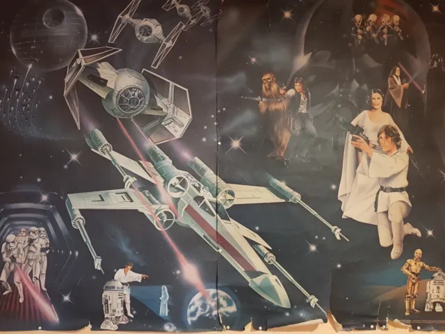 Poster Star Wars Originale Kenner General Mills 1977