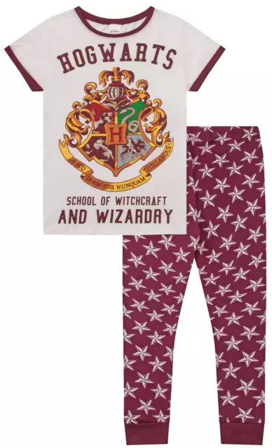 UNIVERSAL STUDIOS HARRY Potter Hedwig Hogwarts Long Ladies Pyjamas Pjs Blue  w21 £12.99 - PicClick UK