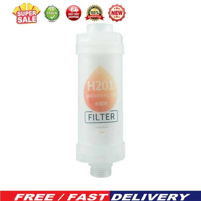 Filtro de ducha de fragancias suministros de baño para eliminación de cloro (melocotón)