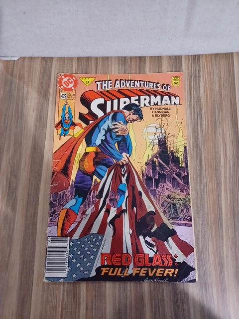 COMIC The Adventures of Superman DC Comic Book Copper Age 1990
