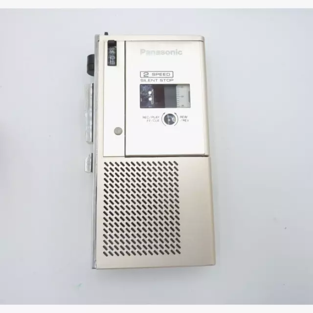 Panasonic RN-12 Microcassette Recorder  For Repair works with power *read*