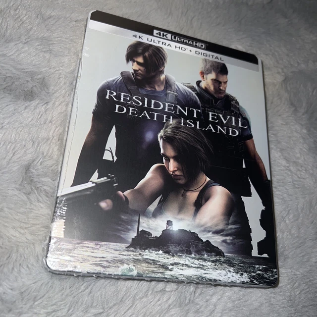 RESIDENT EVIL: DEATH Island Steelbook (4K Ultra HD + Digital) New
