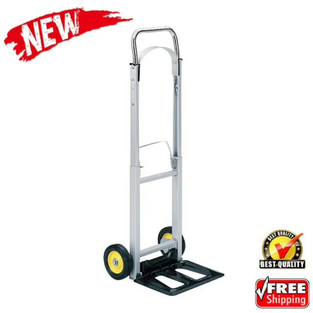 Collapsible Hand Truck Utility Trolley Luggage Cart Dolly Moving 250 lbs Compact