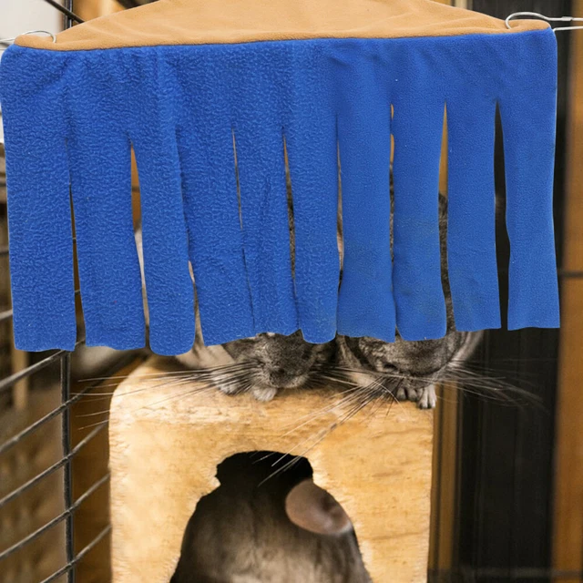 Piccolo animale traspirante angolo criceto piccolo animale domestico cavia nascondiglio 2