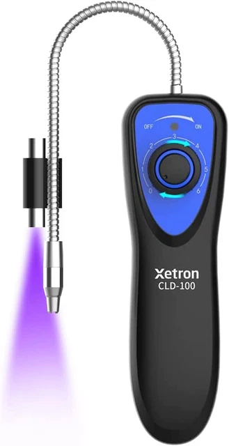 HVAC Refrigerant Leak Detector Audible Visual Alert with UV LED Automotive AC