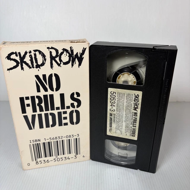 SKID ROW NO Frills Video VHS £10.79 - PicClick UK