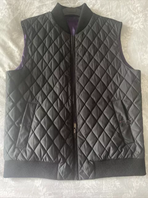 Men’s Black Gilet Size 42R Used Good Condition