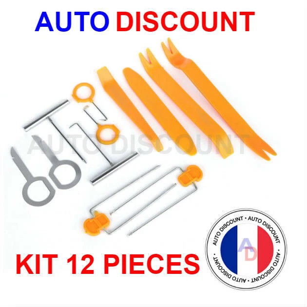 Kit D'outils Extracteur Pour Démontage Garniture Intérieur Voiture - Robuste, Neuf