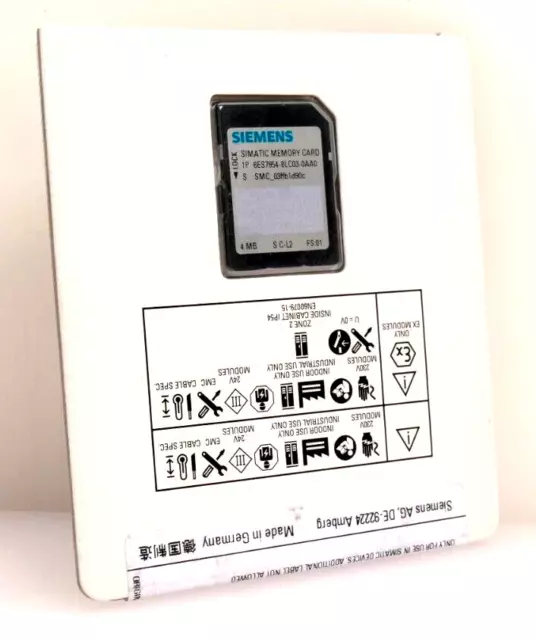Siemens Simatic Memory Card 6ES7954-8LC03-0AA0 | 6ES7 954-8LC03-0AA0 | FS:01