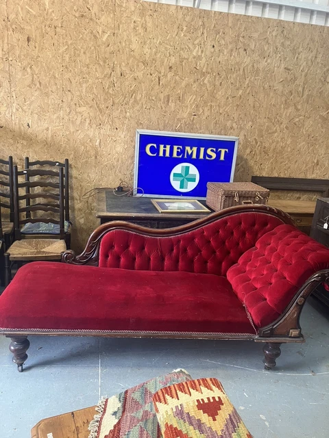antique chaise longue