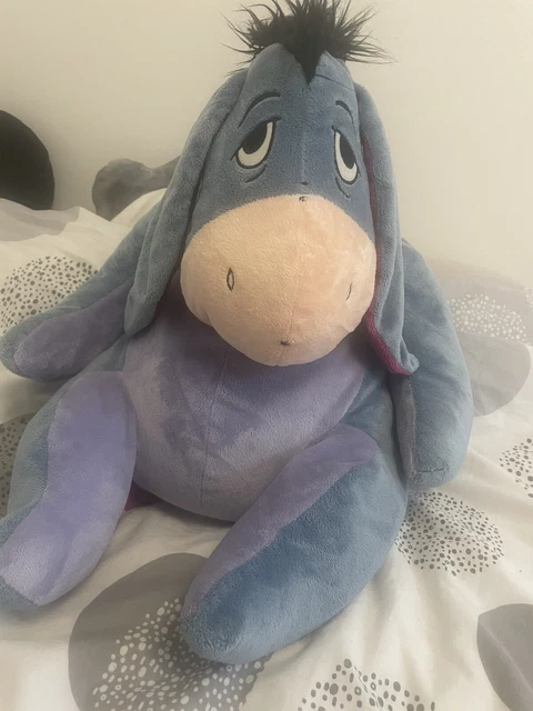 Disney Large Eeyore Plush Soft Toy Winnie The Pooh detachable tail 46cm