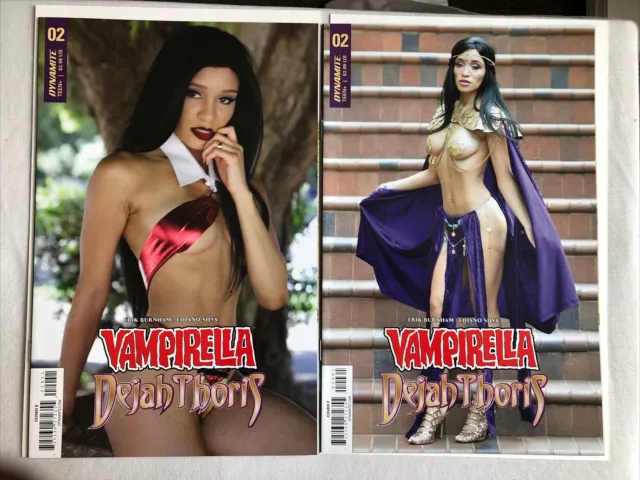 Vampirella Dejah Thoris Issue #2 E And #2 F (Cosplay Covers Mai S)