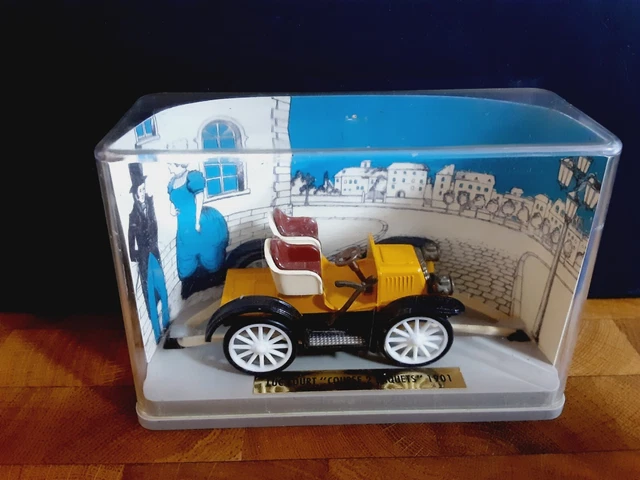 Rami JMK 1:43 Luc Court Course 2 Baquets 1901 - Voiture Miniature Jaune France