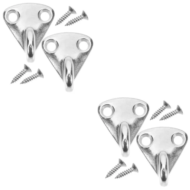 4 Pcs Clips Premium-Haken Kleiderbügelhaken Bootshaken Bootszubehör Yacht