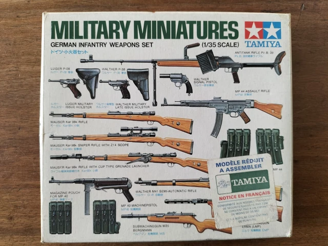 German Infantry Weapons Set  1/35 Tamiya 1990