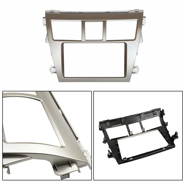 Car Radio Frame Dash Panel StereoTrim Kit For TOYOTA Vios Belta Yaris Sedan