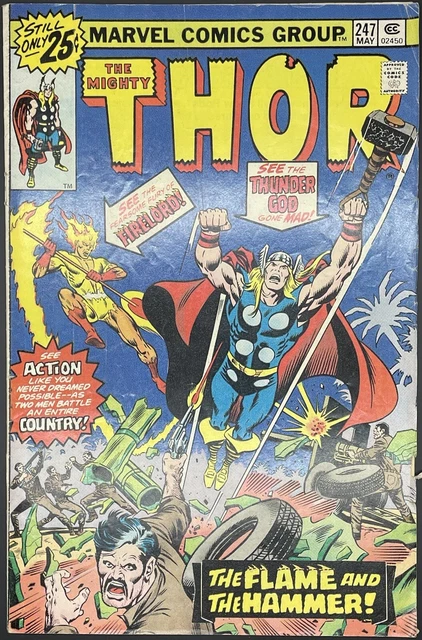 The Mighty Thor ~ Vol. 1 No. 247 ~ Marvel Comics Group ~ May 1976 - Comic Book