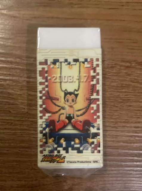 New Rare Vintage 2003 Astro Boy Eraser Mighty Atom Movie Promo Stationary Tezuka