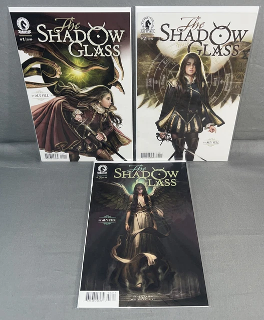 The Shadow Glass Dark Horse #1-3 Full Run Complete Set High Grade NM