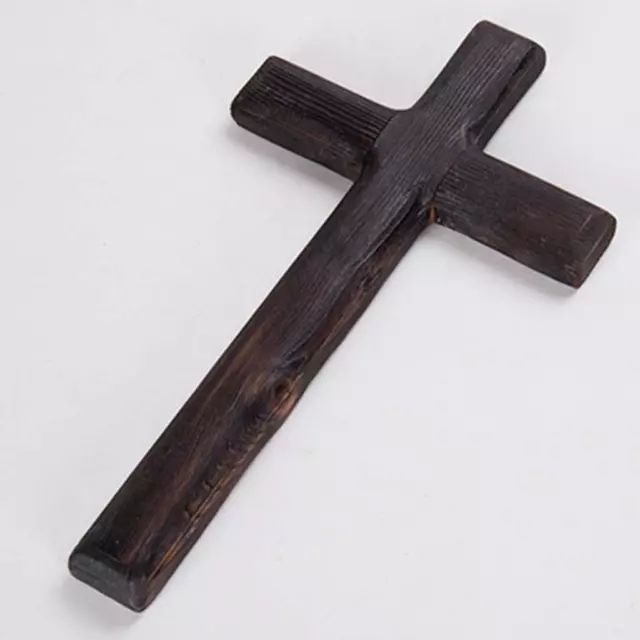 Cross Pendant Christian Catholic Ornaments Wooden Wall Hanging Crucifix for