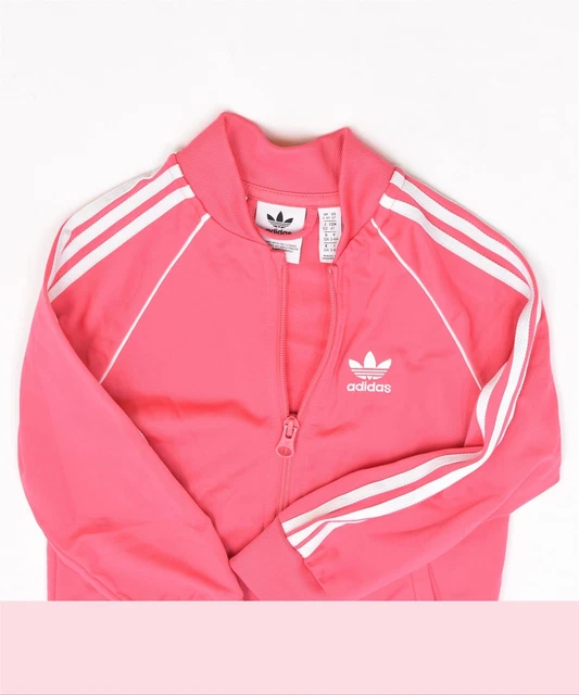 Giacca Top Tuta Ragazza ADIDAS 3-4 Anni Rosa Poliestere PG09 3