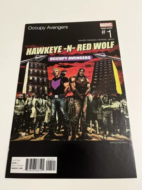 Occupy Avengers #1 Hip Hop Homage Variant Marvel Comics